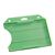 ID-kaarthouder/badge, hard plastic, open groen 