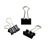 Foldback papierclips, zwart 19 mm