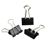 Foldback papierclips, zwart 25 mm