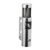 Wand asbak DARWIN, roestvrij staal, zilver 21.5 cm