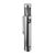 Wand asbak DARWIN, roestvrij staal, zilver 46 cm
