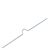 Voorgevormde kalenderhangers 150 mm | zilver 