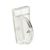 Kaartgripper/schapstopper clip voor scanrails voor geperforeerde kaartjes
 