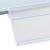 Prijsrail/scanrail GLS voor glazen legborden 1000 mm