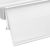 Prijsrail/scanrail TE voor Tegometal legborden 39 mm | 990 mm | wit 