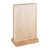 Magnetische T-standaard acryl/eiken 100 x 150 mm 