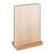 Magnetische T-standaard acryl/eiken 130 x 180 mm 