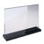 Magnetische T-standaard met zwarte voet A4 210 x 297 mm  | dwars/liggend formaat 