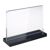 Magnetische T-standaard met zwarte voet A5 148 x 210 mm  | dwars/liggend formaat 