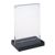 Magnetische T-standaard met zwarte voet A6 - 105 x 148 mm  | staand formaat 