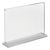 magnetische T-standaard met transparante, matte voet A4 210 x 297 mm  | liggend formaat 