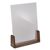 Tafelstandaard hout LignoLine A4 - 210 x 297 mm  | staand formaat  | acryl (PMMA)|Notenhout 