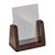 Tafelstandaard hout LignoLine A7  | staand formaat  | Notenhout|acryl (PMMA) 