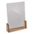 Tafelstandaard hout LignoLine A4  | staand formaat  | beukenhout|acryl (PMMA) 