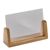 Tafelstandaard hout LignoLine A6 - 148 x 105 mm  | liggend formaat  | beukenhout|acryl (PMMA) 