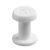 Kunststof studs, dikke uitvoering wit  | 10 mm