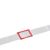 Datumwijzers, elasto met metalen splinten, rood, sleuf-venster ES3, 20 x 31 mm binnen, 27 x 41 mm buiten  | 330 mm 