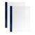Omslag folie, SureBind Nobless met groef blauw|transparant 