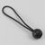 Elastische spanner met bolletje 180 mm | zwart 