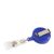 Rollerclip/skipashouder, kunststof blauw 