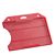 ID-kaarthouder/badge, hard plastic, open rood 