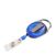Badge jojo met bretelclip blauw|transparant 