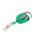 Badge jojo met bretelclip groen|transparant 