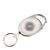 Uittrekbare sleutelhanger wit|transparant 
