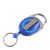 Uittrekbare sleutelhanger met clip blauw|transparant 