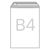Mailing enveloppen met klep, afgeschuind, PP-folie, transparant 250 x 350 mm | 50 µm