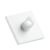 Kleefknopjes zelfklevend 30 x 30 mm  | wit 