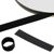 Klittenband, back to back, rol met 5 m, zwart 10 mm