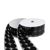 Klittenbandrondjes op rol, set haak & lus  | 45 mm | zwart 