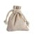Linnenlook zakjes, smalle kant open, natuurlijke kleur, verpakking met 10 stuks, 80 x 100 mm 