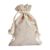 Linnenlook zakjes, smalle kant open, natuurlijke kleur, verpakking met 10 stuks, 130 x 180 mm 
