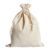 Linnenlook zakjes, smalle kant open, natuurlijke kleur, 1 stuk, 260 x 350 mm 
