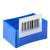 Palletvoet hoes blauw 