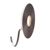 Magneetband met contradeel, zelfklevend 12,7 mm | A - standaard lijm