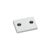 magneet met rubbercoating, rechthoekig, met inwendige schroefdraad null | 2x M4x4,5 mm | 14,9 kg