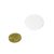 metalen plaatjes wit, zelfklevend 30 mm