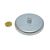 ferriet potmagneet met draadbus 80 mm | 21.5 mm | ferriet|staal 