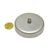 ferriet potmagneet met draadbus 63 mm | 22 mm | ferriet|roestvrij staal 