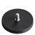 Magneet met rubbercoating met schroefdraad zwart  | 66 mm | M8x15 mm 
