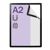 Magneetframe A2, zelfklevend zwart 