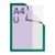 Magneetframe A4, magnetisch groen 