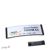 Naambadges naald polar® 64 x 22 mm  | zwart 