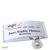 Naambadges wit klemmen event 75 x 37 mm 