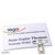 Naambadges wit klemmen public 85 x 54 mm 