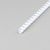 Plastic bindruggen A4, rond 14 mm | wit 