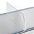 Vakverdelers "Flexible" met linkse eindstop, transparant 120 mm